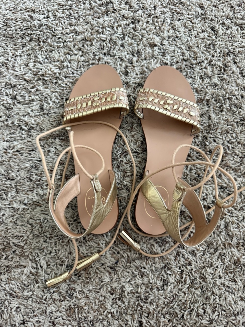 Well worn sandals